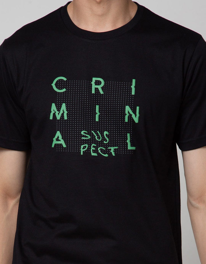 T Zone Criminal Theme Print Men's T-Shirt