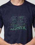 T Zone Matrix Print Kaos Pria