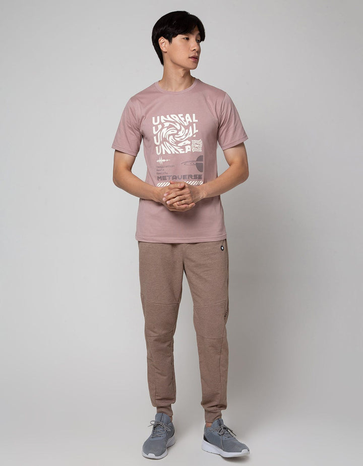 T Zone Unreal Print Kaos Pria