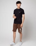 T Zone Contrast Stitching Kaos Pria