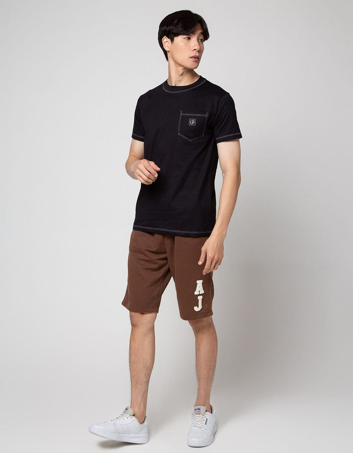 T Zone Contrast Stitching Men's T-Shirt