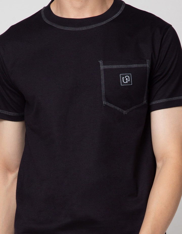 T Zone Contrast Stitching Men's T-Shirt