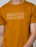 T Zone Inhale Exhale Print Kaos Pria