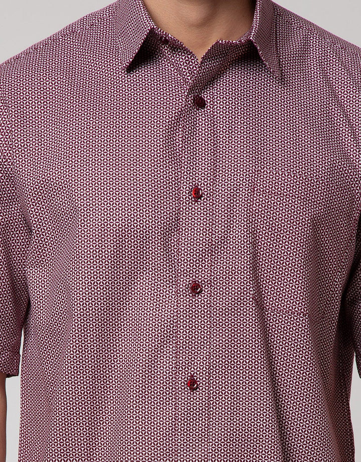 Cole Short Sleeve Shirt Regular Full Print