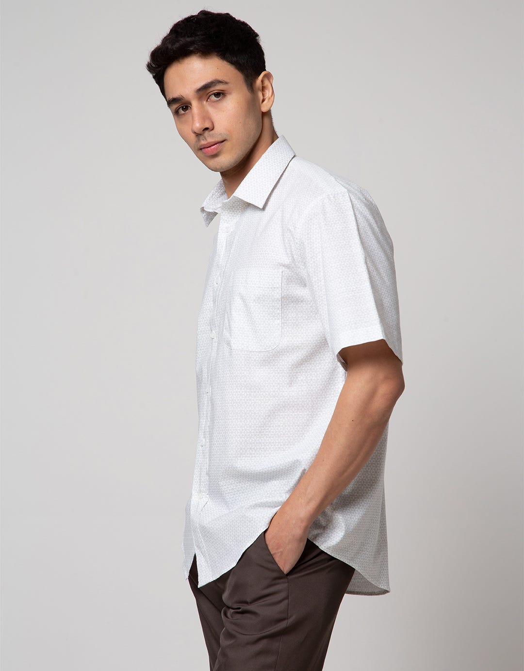 Cole Short Sleeve Shirt Regular Print