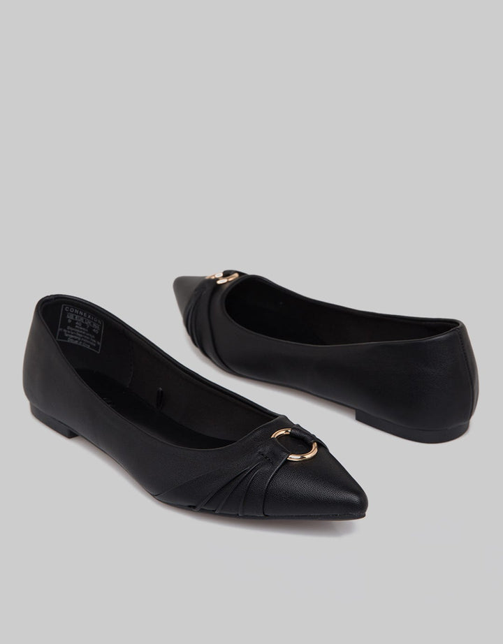 Connexion Pointed Ring Ballerinas Women