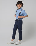 Little M Set Kemeja Pants Dan Suspender