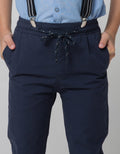Little M Set Kemeja Pants Dan Suspender