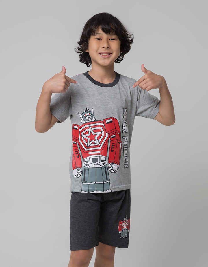 Little M Robot T-Shirt Set