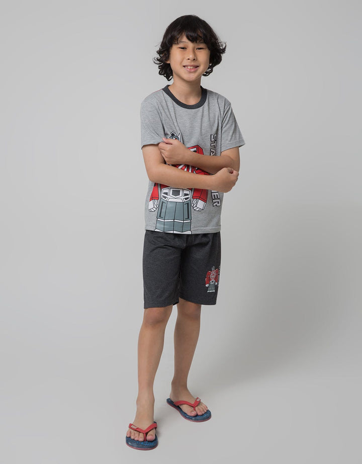 Little M Robot T-Shirt Set