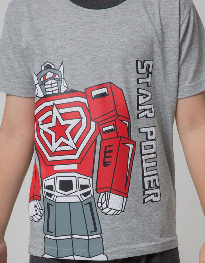 Little M Robot T-Shirt Set
