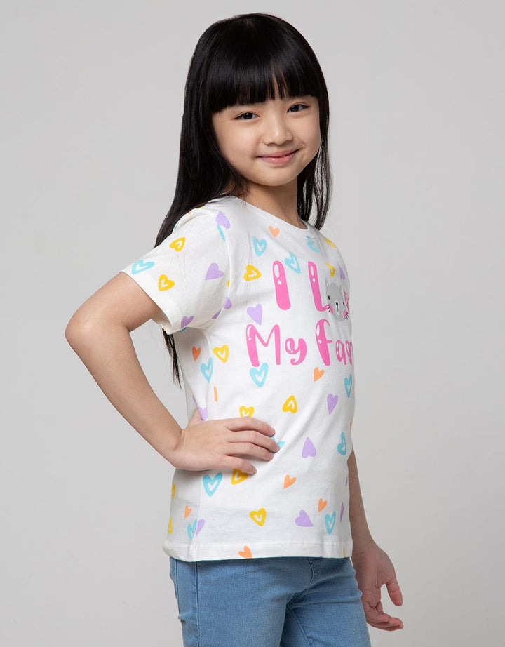 Little M Valentine Kaos Anak Perempuan