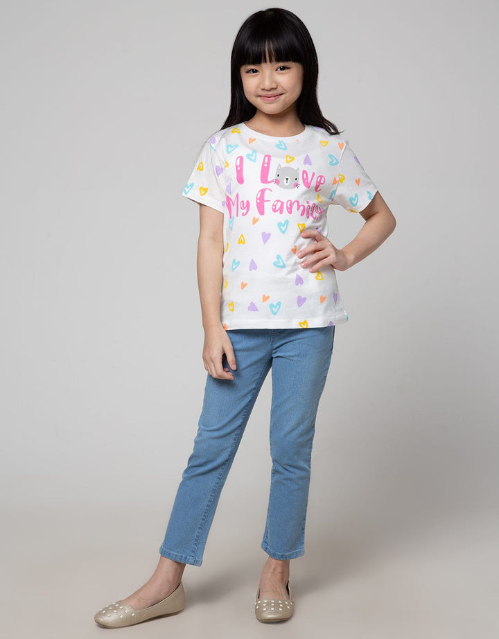 Little M Valentine Kaos Anak Perempuan