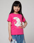 Little M Short Sleeve T-Shirt Print Valentine Mommy