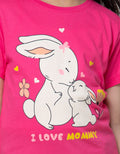 Little M Short Sleeve T-Shirt Print Valentine Mommy