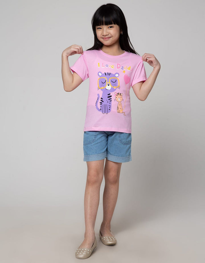 Little M Valentine Kaos Anak Perempuan