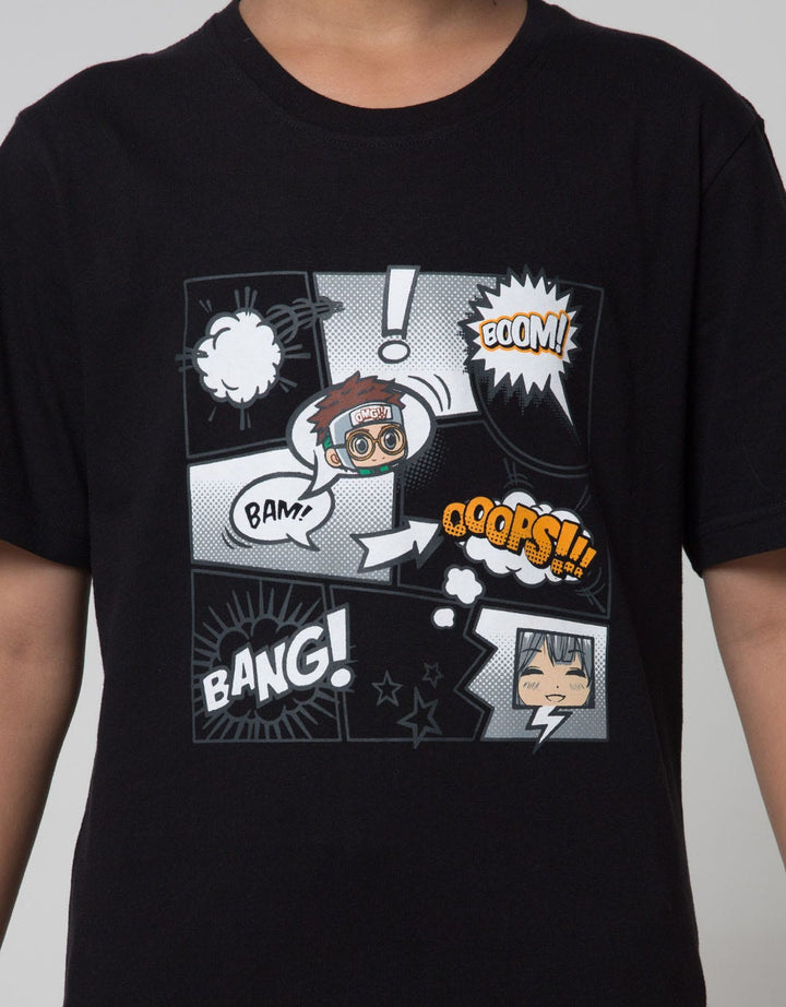 Aero Short Sleeve T-Shirt Print Anime Bang
