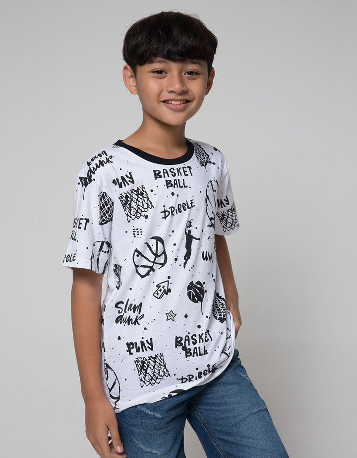 Aero Short Sleeve T-Shirt Print Slam Dunk