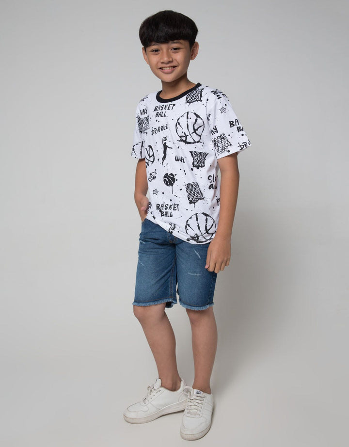 Aero Short Sleeve T-Shirt Print Slam Dunk