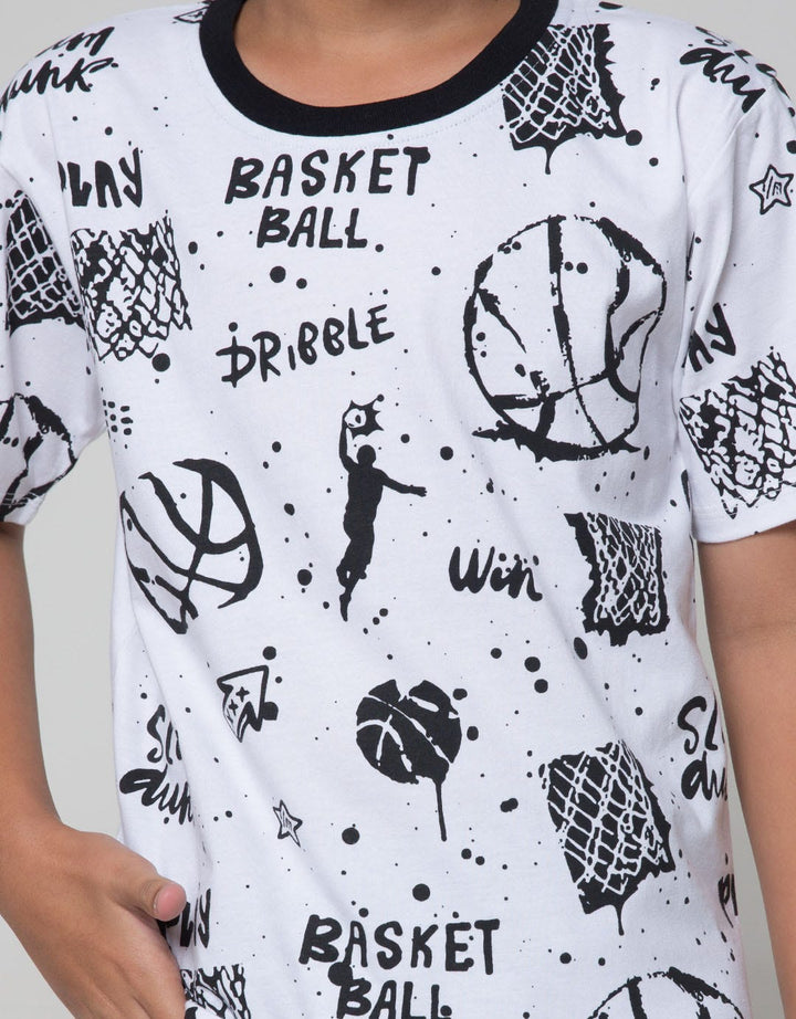 Aero Short Sleeve T-Shirt Print Slam Dunk