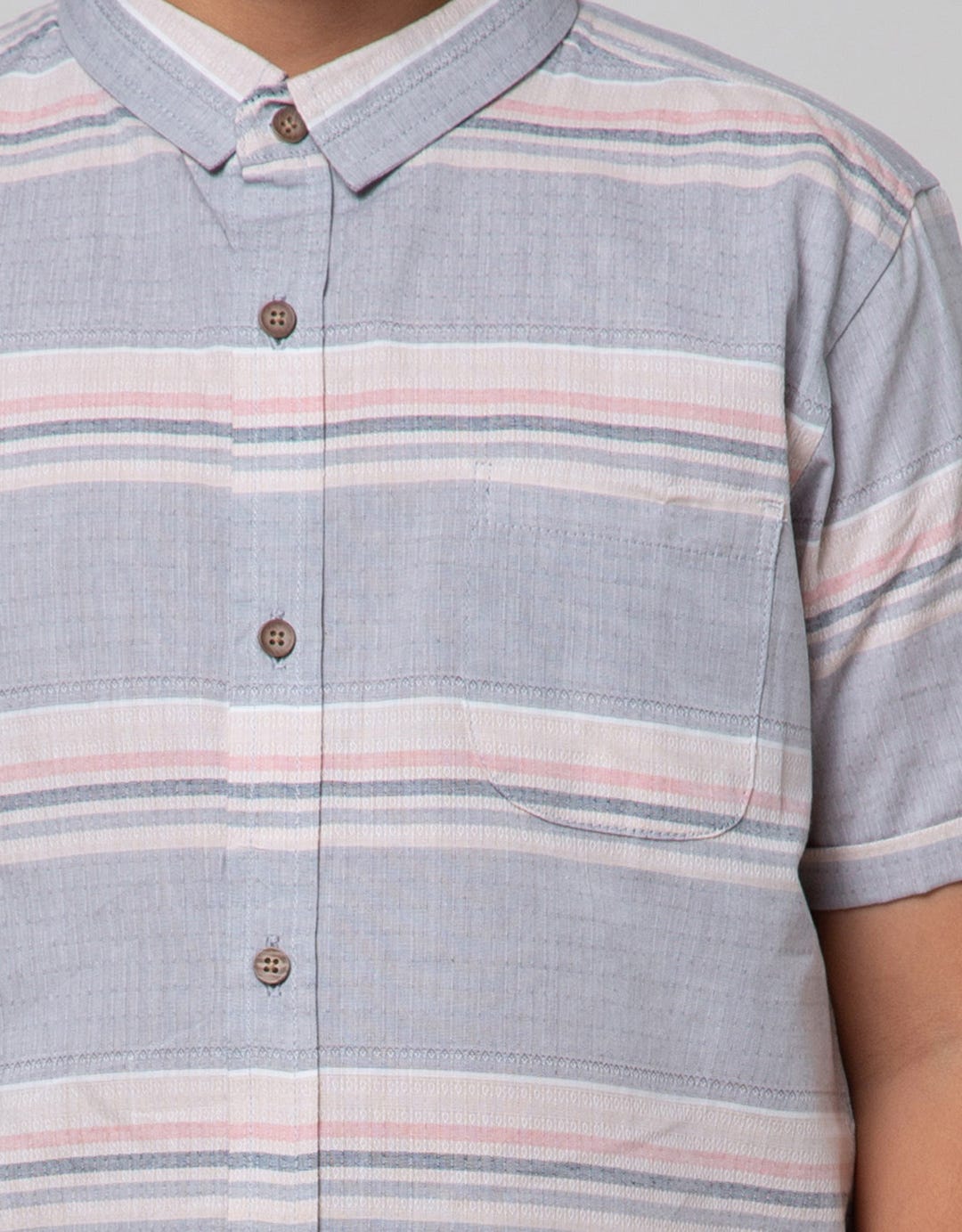 Aero Stripes Salur Kemeja Anak Laki-Laki