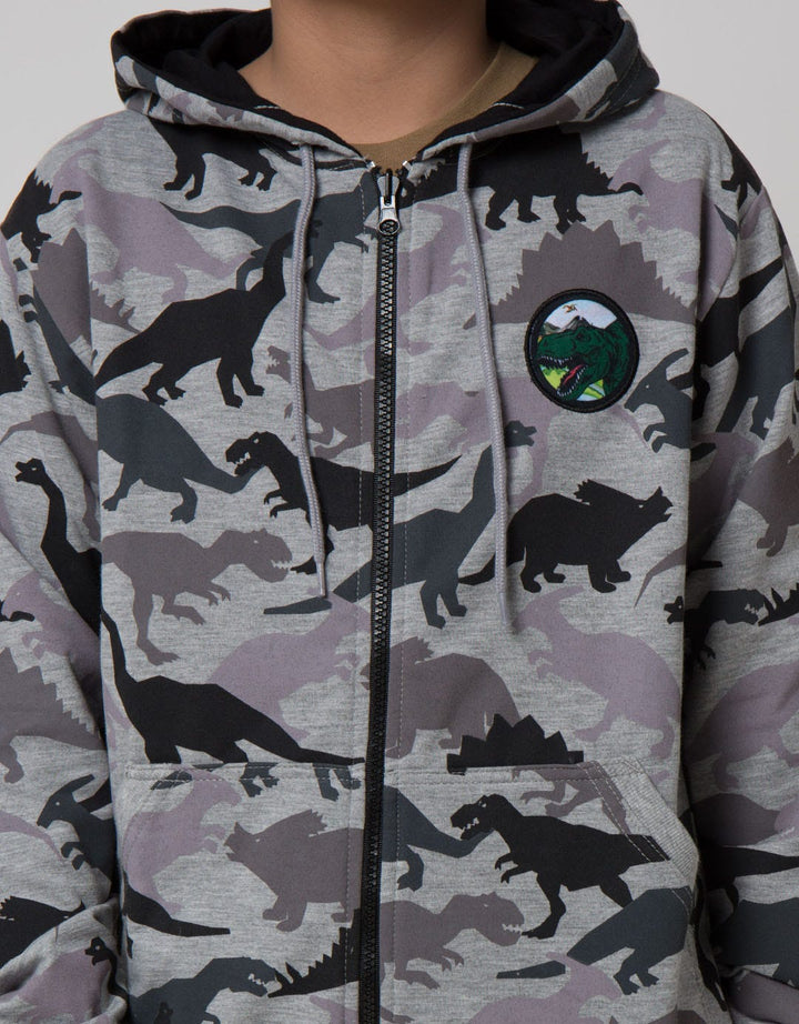 Aero Dino Print Boys Jacket