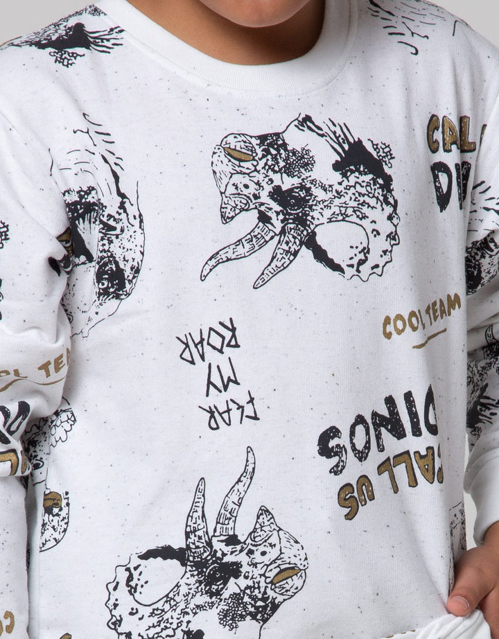 Aero Sweatshirt Dino Print Cool Team