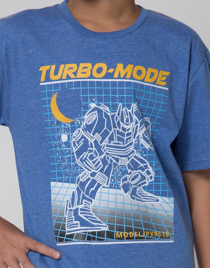 Aero Short Sleeve T-Shirt Robot Turbo Mode