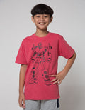 Aero Short Sleeve T-Shirt Robot Red