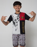 Character Short Sleeve T-Shirt Print Batman Action Fly