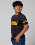 Character Short Sleeve T-Shirt Batman Logo Gold Bass