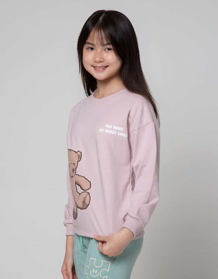 Nevada Teddy Bear Sweater Anak Perempuan