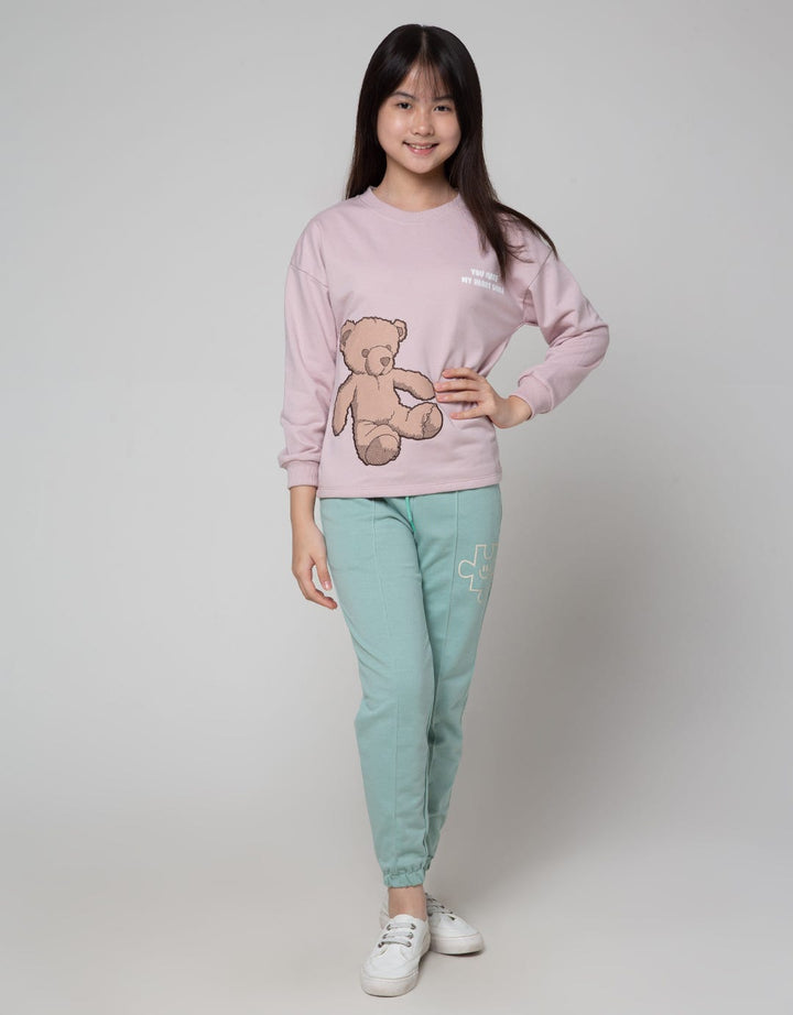 Nevada Teddy Bear Sweater Anak Perempuan