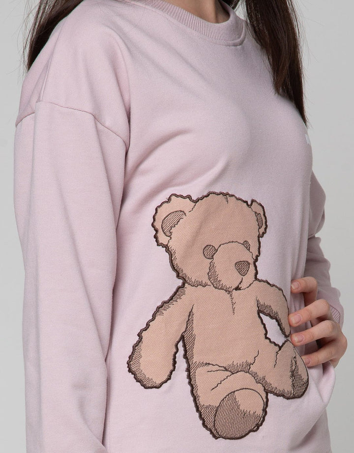 Nevada Teddy Bear Sweater Anak Perempuan
