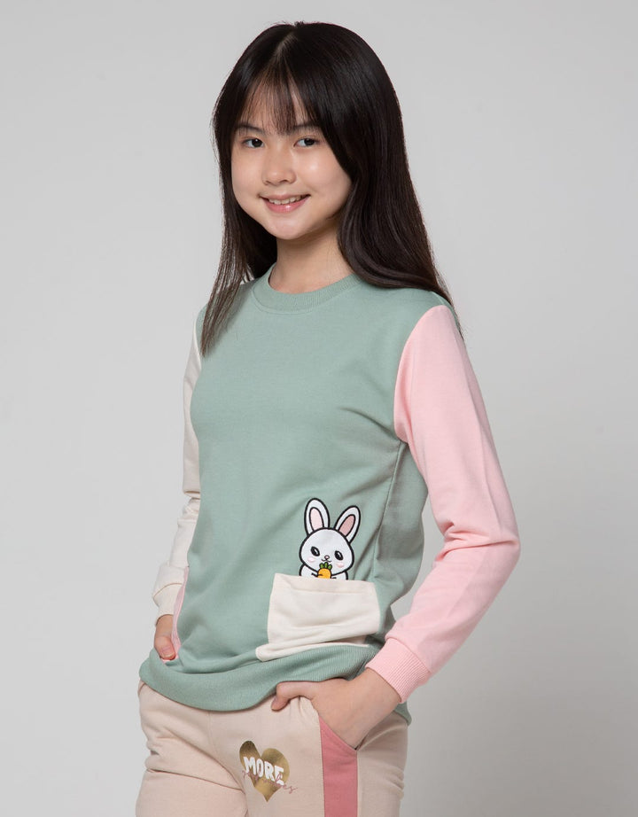 Nevada Rabbit Bel Sweater Anak Perempuan