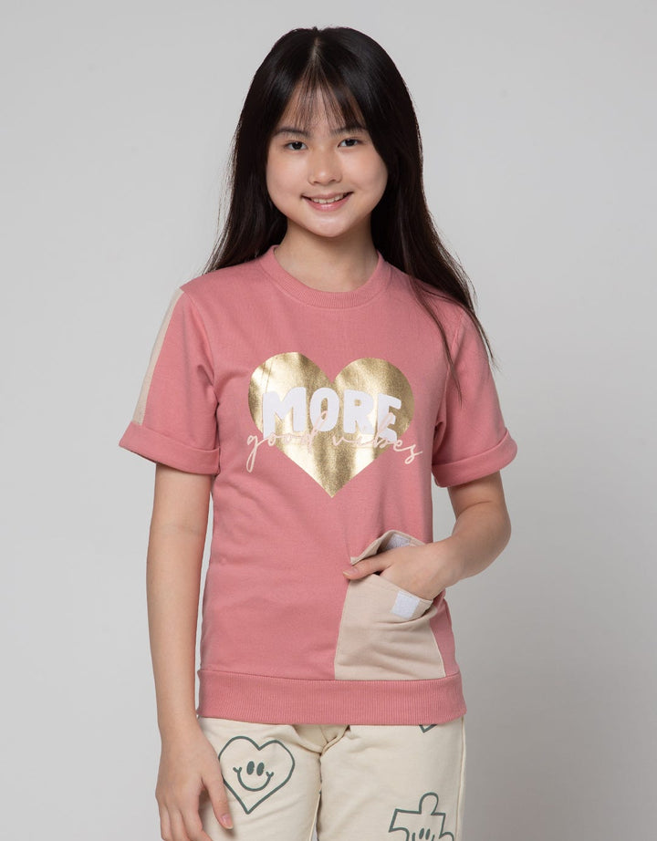 Nevada Short Sleeve T-Shirt Reflective Print With Pocket