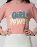 Nevada Sweatshirt Towel Embro Patch Girl Power