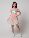 Nevada Short Sleeve Midi Dress Comb Checker Skirt Focus On The Good