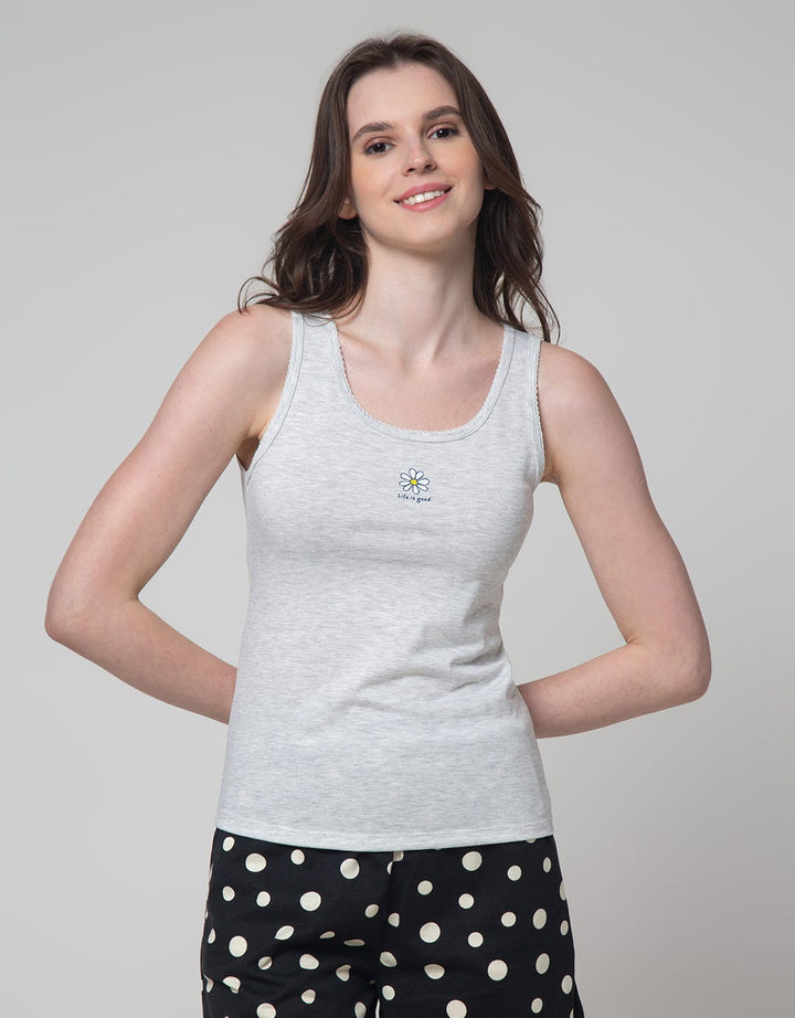 Nevada Singlet Graphic Daisy