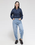 Dust Celana Lamera Mom Jeans