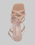 Peter Keiza Heels Open Toe Apricot