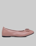 Peter Keiza Buckle Flatshoes Wanita