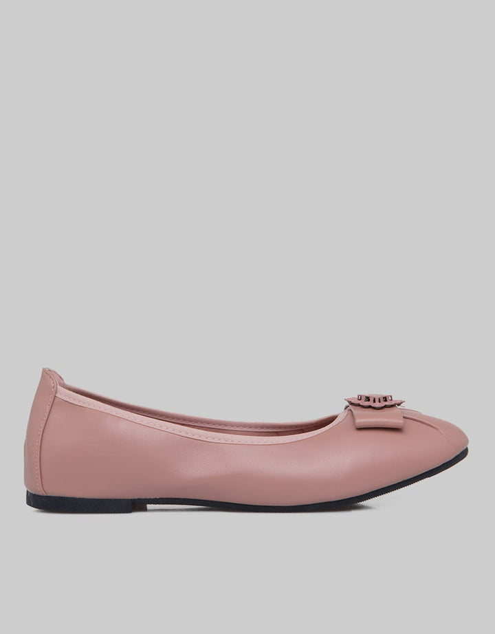 Peter Keiza Buckle Flatshoes Wanita
