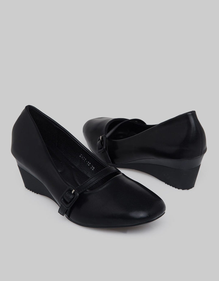 Peter Keiza Close Toe Wedges Wanita