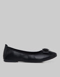 Peter Keiza Buckle Flatshoes Wanita
