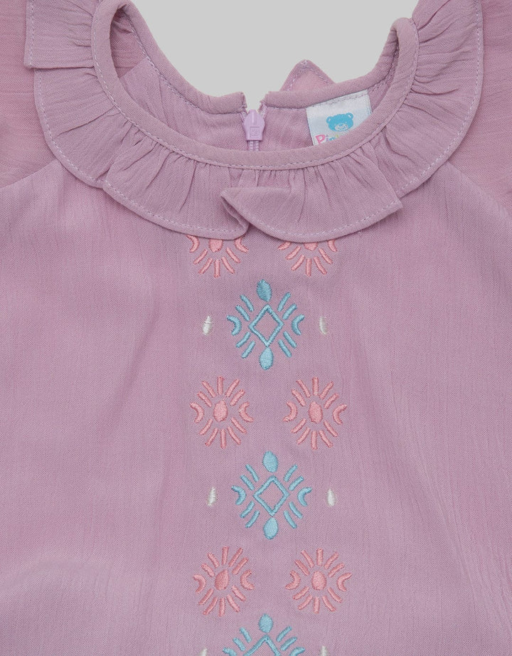 Pipiniko Textured Embro Leggings Tunic Set