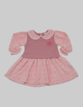 Pipiniko Dress Colar Combi Waffle Knit