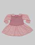 Pipiniko Dress Colar Combi Waffle Knit