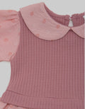 Pipiniko Dress Colar Combi Waffle Knit