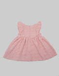 Pipiniko Newborn Dress Ruffle Textured Dot